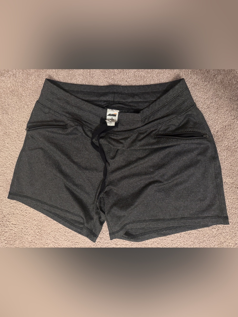 Avia Women's Athletic Shorts - Dark Charcoal